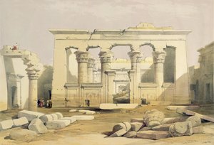 Portico of the Temple of Kalabshah, from Egypt and Nubia, Vol.1